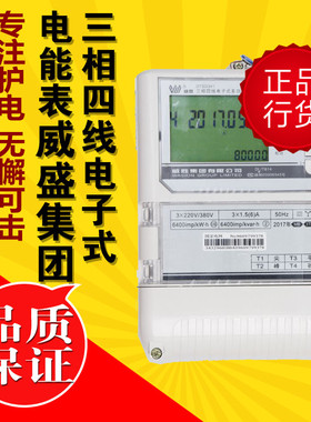 威胜 威胜电表三相四线DTSD341y DSSD331峰 谷 平智能多功能电能