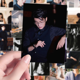 160张爽感霸总代旭神图贴纸轧戏裴轸男二帅气氛围感总裁周边装饰