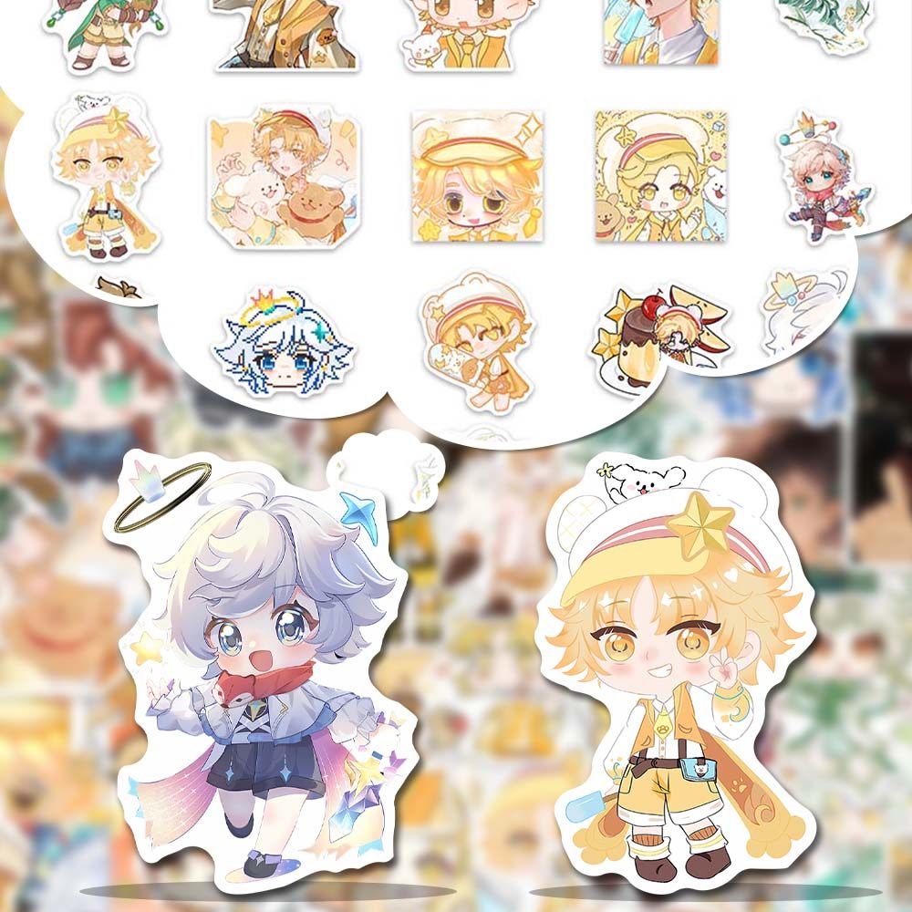 153张桑启贴纸二次元游戏可爱卡通周边创意装饰贴画diy手账本防水,文具电教/文化用品/商务用品,贴纸/立体贴纸,淘宝优惠券,粉丝福利购,淘宝优惠卷