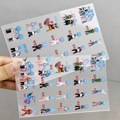 橹穆赔笑表情包转印贴趣味王橹杰穆祉丞抽象精神状态表情卡通贴纸