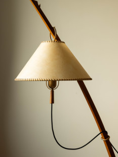 栖夏左岸落地灯 现代复古中古轻奢客厅卧室书房沙发氛围落地灯