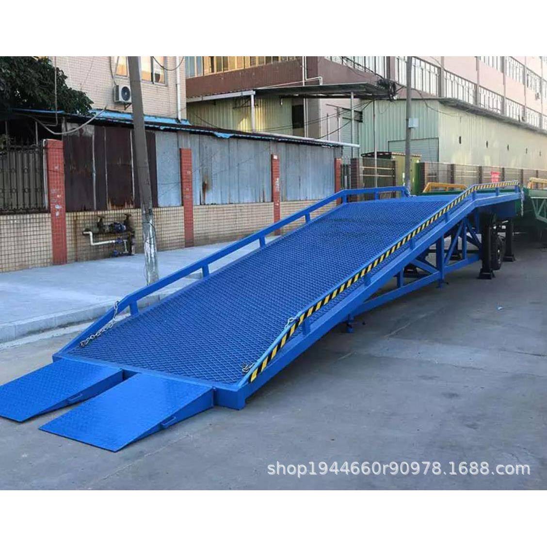 登车桥移动装卸货平台集装箱货柜专用叉车卸货平台10吨液压升降台