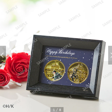 【次研屋预售】Belle进击的巨人东京丸内站快闪利威尔奖牌套组