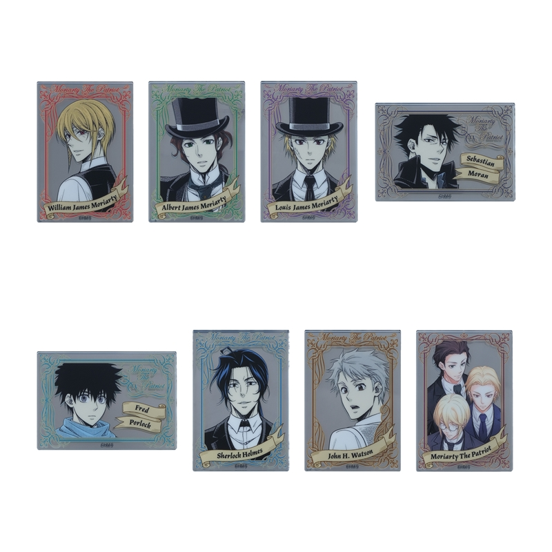 【次研屋预售】JCS 忧国的莫里亚蒂jf2026镜子风亚克力贴纸第一弹