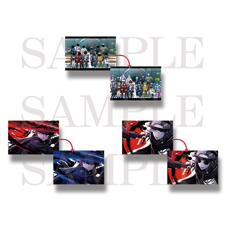 【次研屋预售】A限 百日战纪最终防卫学院C107可变明信片挂件立牌