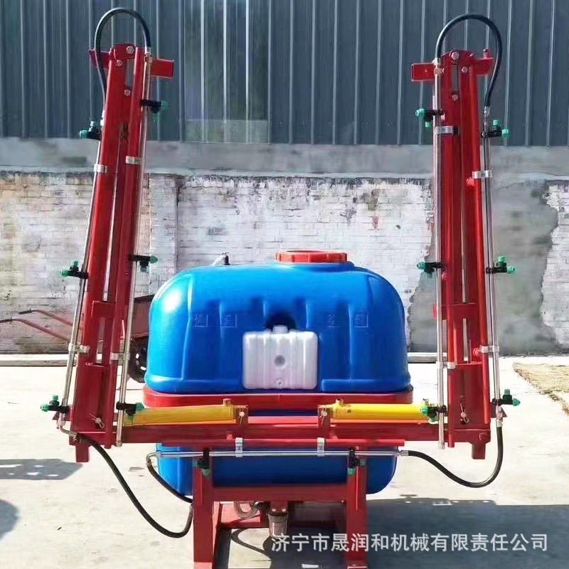 拖垃机带打药机液压折叠打药高喷幅12米 晟合机械现货直发
