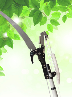 园林五金工具 厂家直销高空园艺剪 高空锯 双泡壳千百惠高枝锯