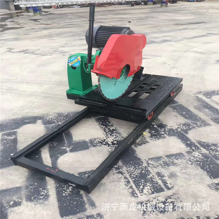 水磨石方砖切割机 材料电动切边倒角机 石材切斜角割断机 图片