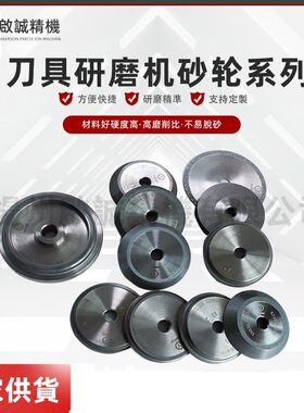 UNLUYI磨刀机合金砂轮磨钨钢铣刀磨钻头 研磨机砂轮YN03E 0.5R