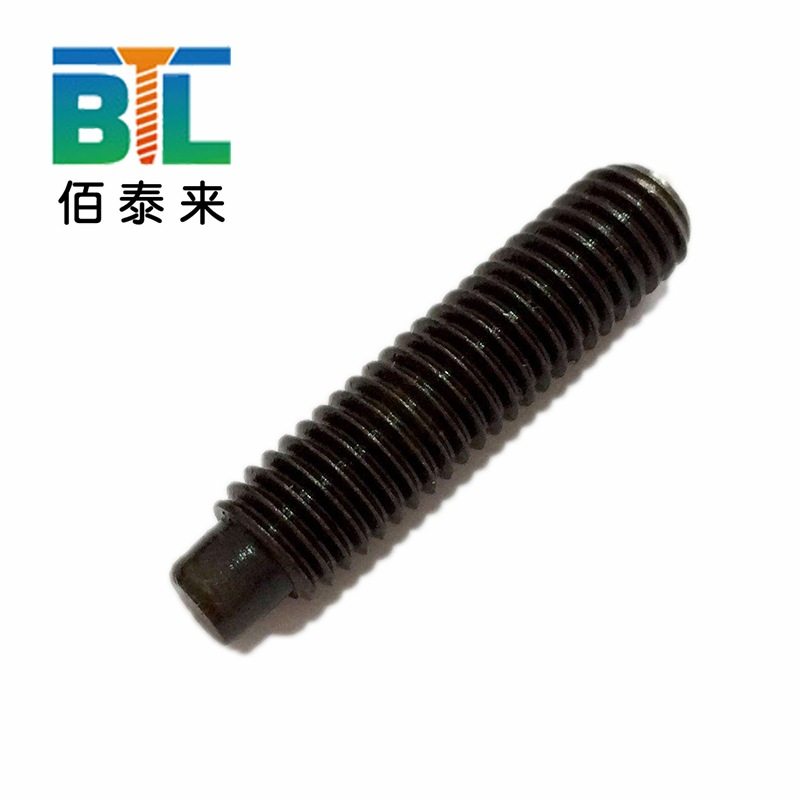 永年厂家直销 紧定丝 内六角尖端螺栓 一字平端螺栓（3-60）