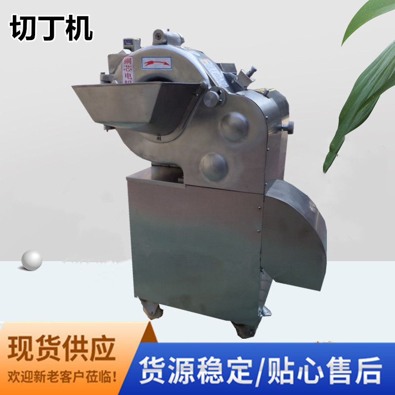 厂家直供瓜果切片切条机 一次成型颗粒机 商用全自动切丁机