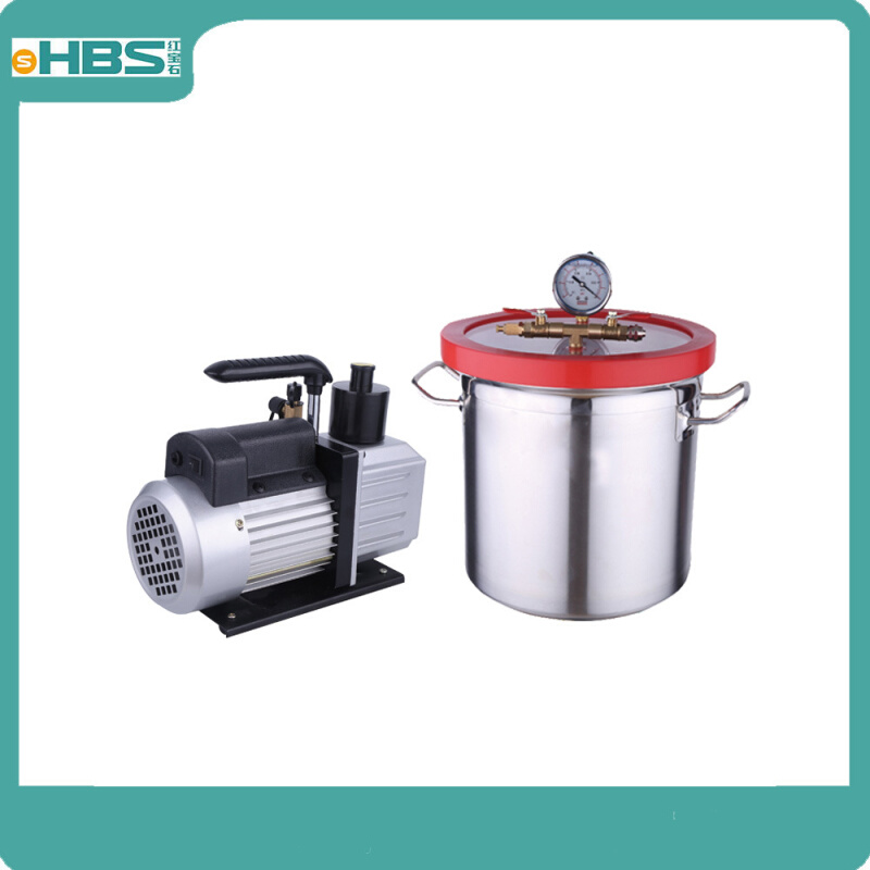 1 stage 220V 1/3HP vacuum pump RS-2 with 3gal vacuum chamber
