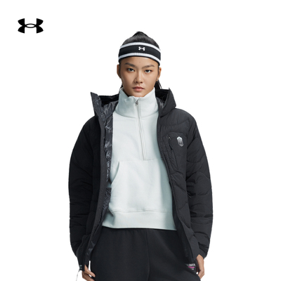 安德玛保暖短款ua羽绒服