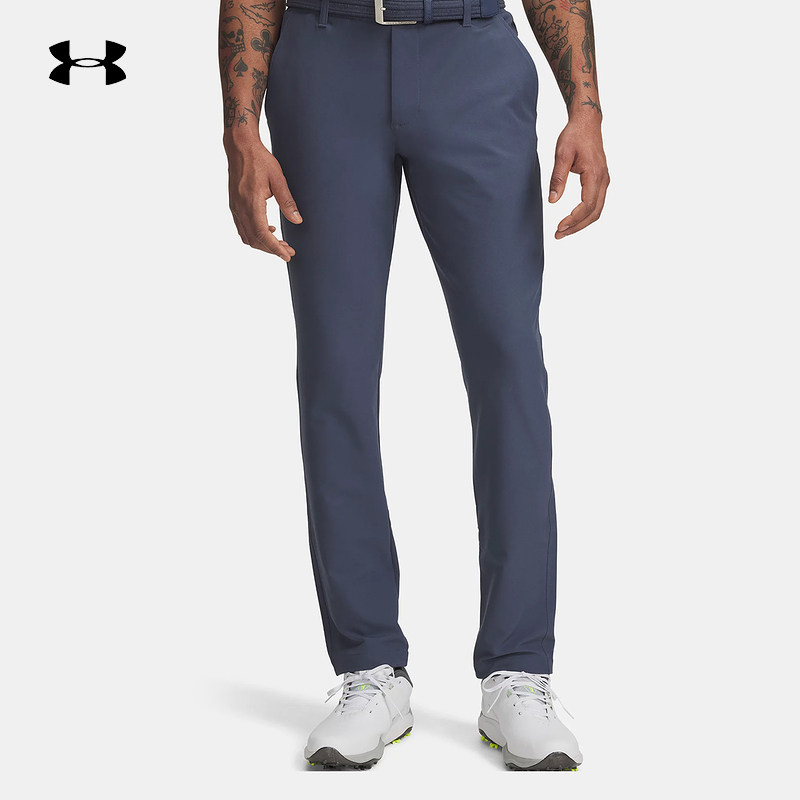 安德玛秋冬新款ColdGear男子梭织收腿高尔夫运动长裤1379