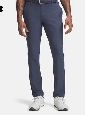 安德玛秋冬新款ColdGear男子梭织收腿高尔夫运动长裤1379729-044