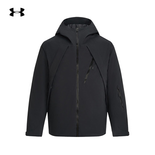 安德玛羽绒服男士冬季新款City Explorer保暖黑色外套6010046-001