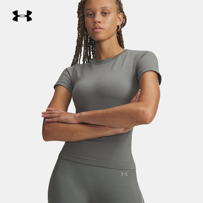 安德玛春夏新款短袖女子Vanish Seamless休闲运动t恤6000642-709