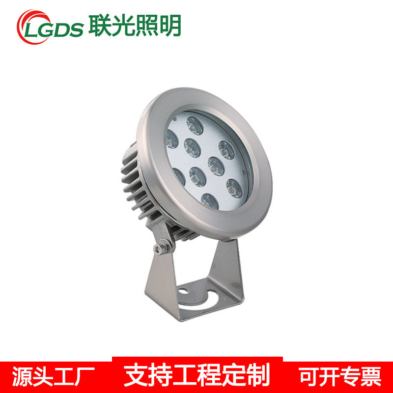 IP68防水304不锈钢水底灯RGB