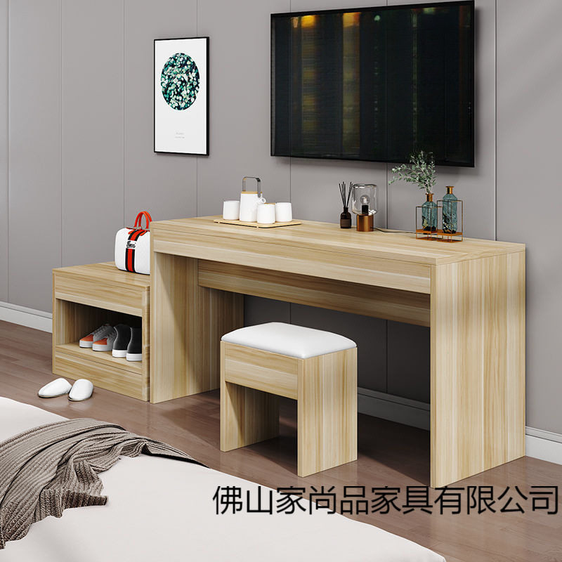 酒店民宿电视柜床头柜组合