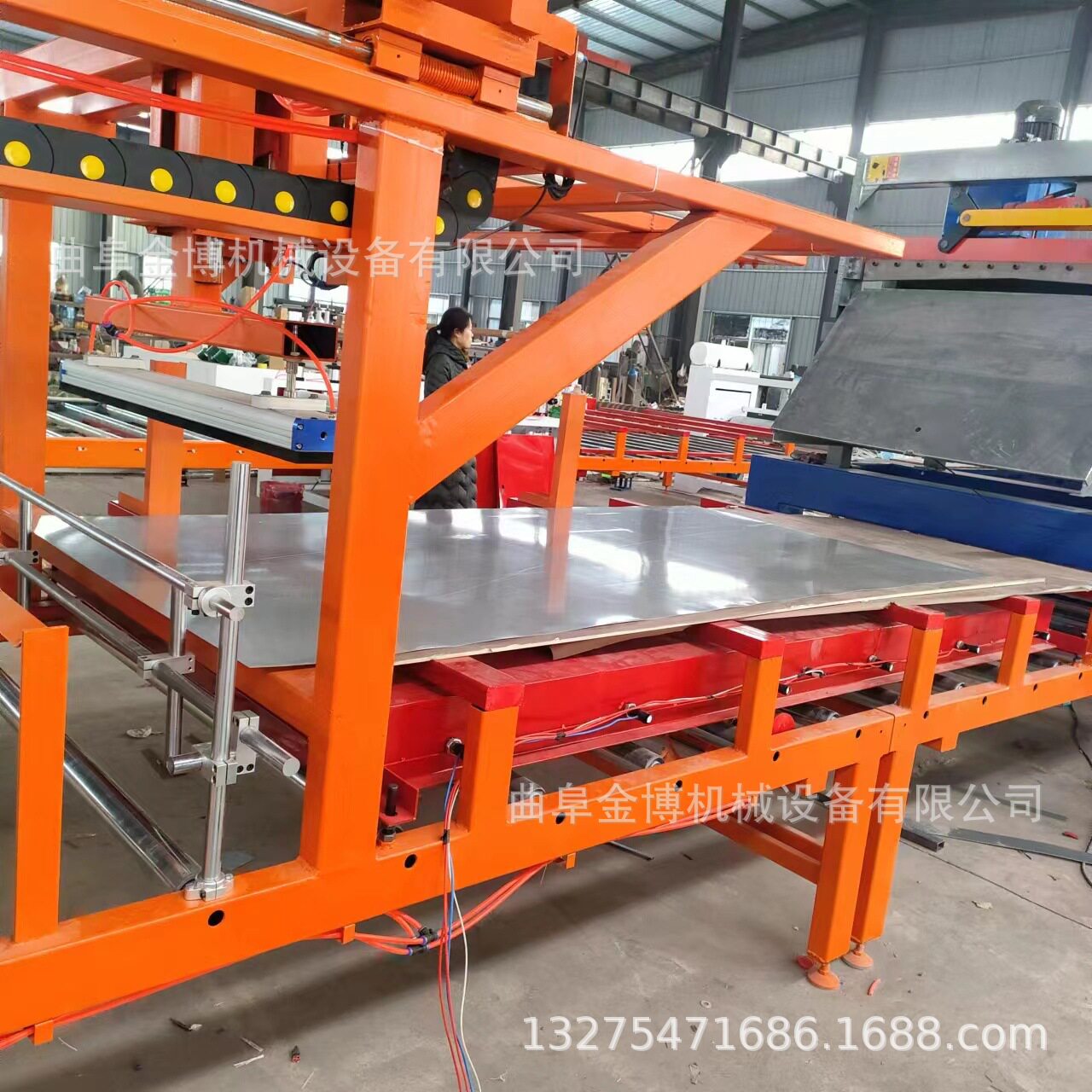 双层彩钢玻镁板防火风管平贴线