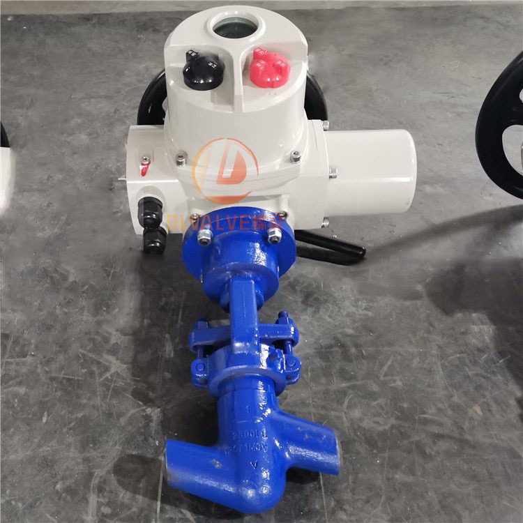 铬钼钢焊接截止阀 J961Y-P54/140V DN20手电两用电站蒸汽截止阀