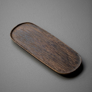 胡桃木茶盘极简干泡茶盘杯子收纳盘中式点心盘果盘木质下午茶托盘