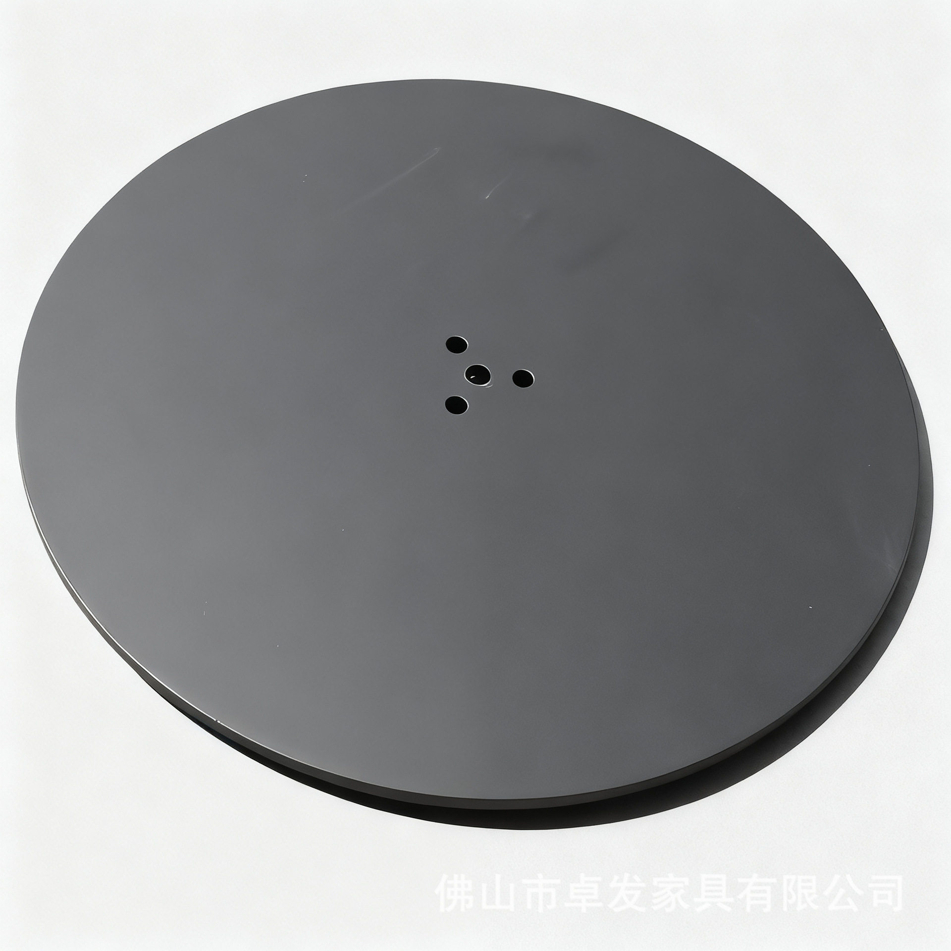 不锈钢新中式圆形桌脚底座承重强