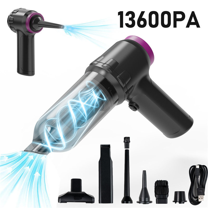 无线车载吸尘器小型便携家用充电式手持强力室内沙发吸尘器吹尘器