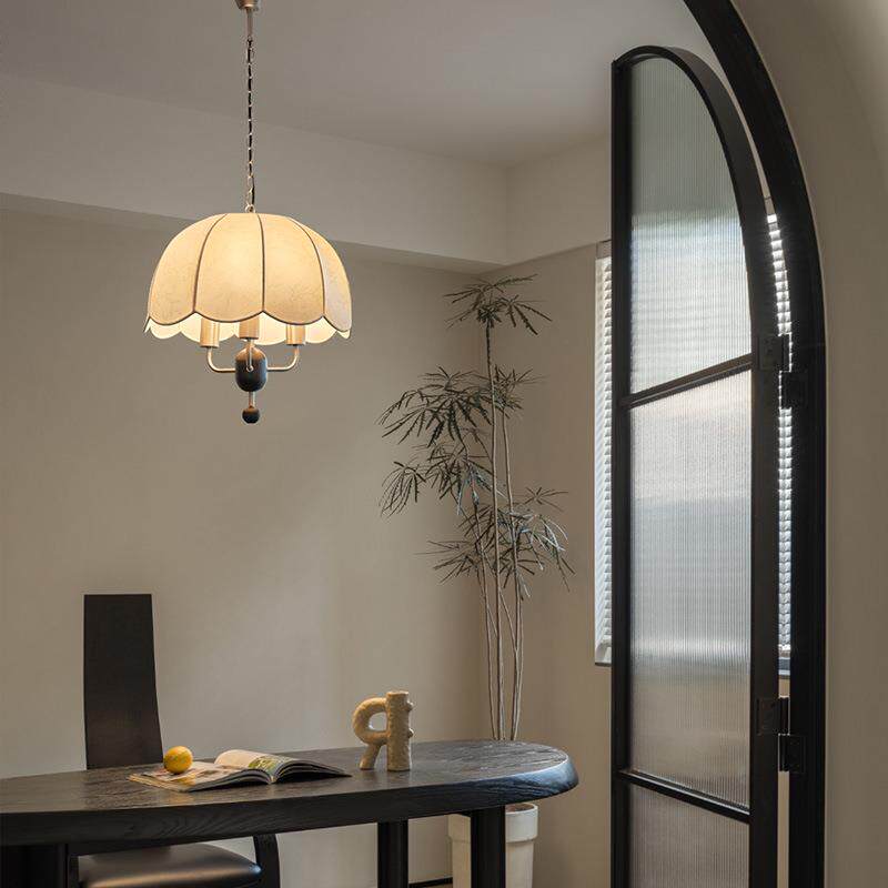 2026新款法式复古风卧室吊灯中古设计师美式客厅主卧餐桌吧台灯