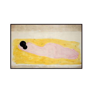 常玉小众装饰画艺术油画复古文艺性冷淡M挂画高逼格民宿设计画
