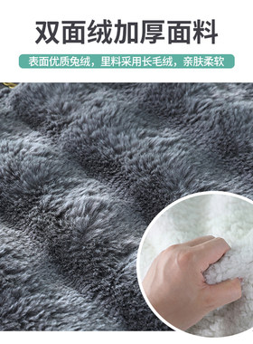 新款冬季烤火桌i子罩套长方形烤火罩电炉罩套加厚双面绒取暖桌罩