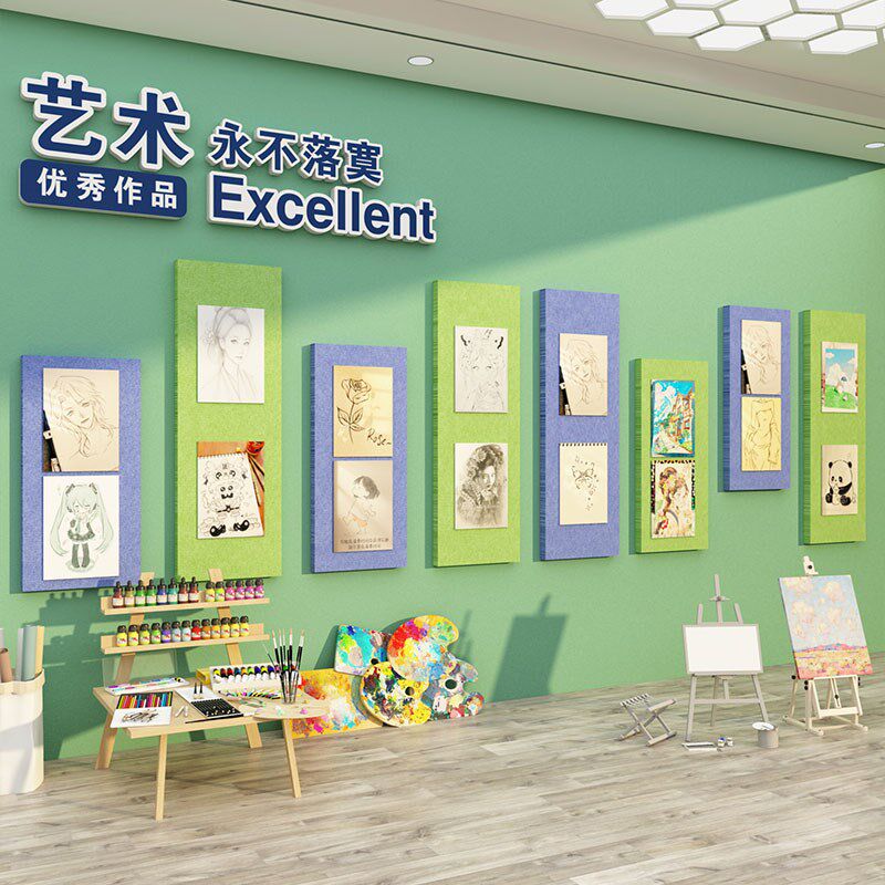 毛毡板展示e音乐教室墙面装饰琴行文化托管幼儿园环创主题成品背