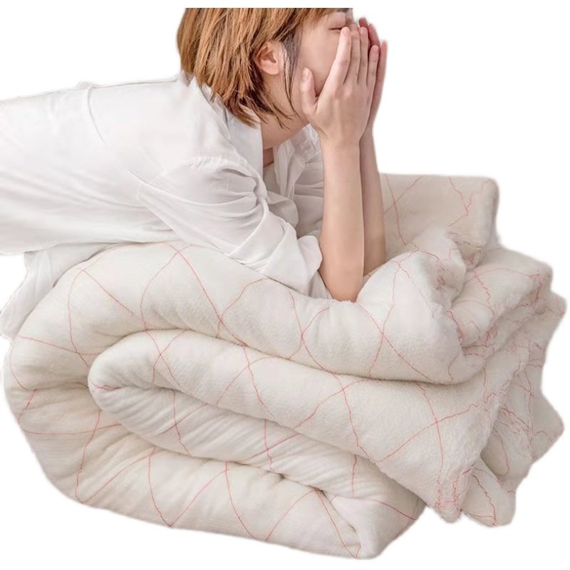 棉絮棉被芯学生宿舍铺床垫被棉花被子春秋冬被加厚U保暖棉胎被褥,床上用品,棉花被,淘宝优惠券,粉丝福利购,淘宝优惠卷