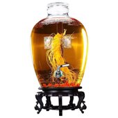 磨砂口玻璃c泡酒瓶带龙头大容量专用酒瓶杨梅家用泡酒坛子10斤20