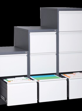 文件柜办公铁皮柜挂捞快劳柜A4FC资料柜二三四Q斗储物柜卡箱抽屉