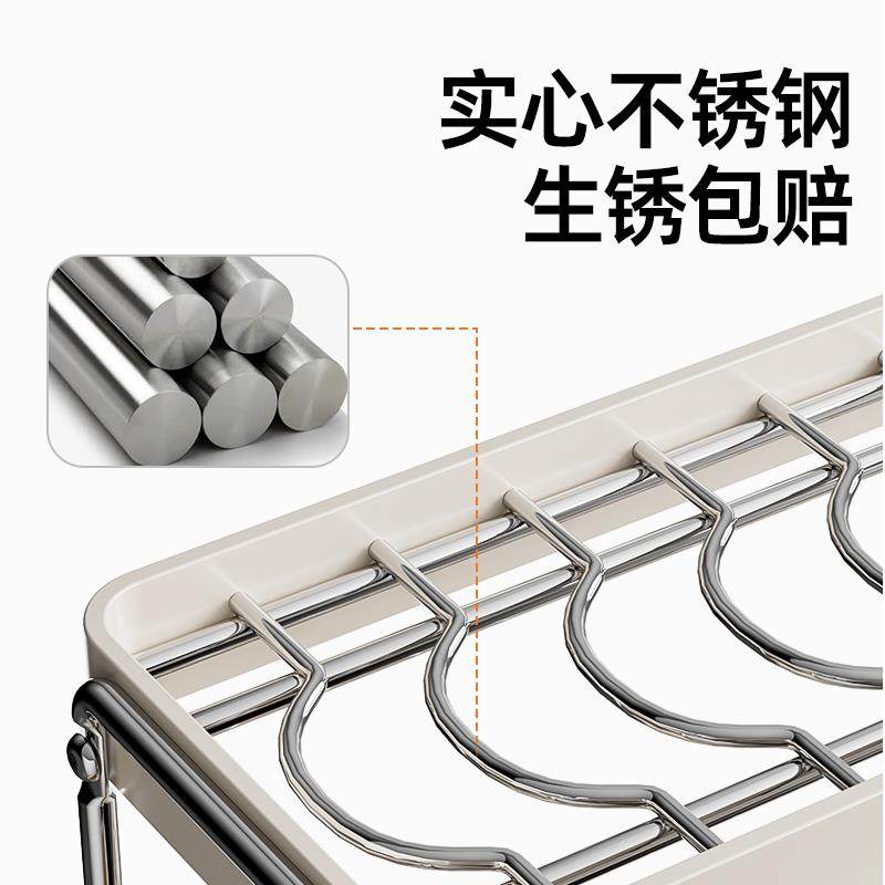 不锈钢碗盘架餐具收纳p架厨房置物架抹布碗碟沥水晾碗架碗筷沥水,收纳整理,毛绒玩具收纳桶/箱,淘宝优惠券,粉丝福利购,淘宝优惠卷