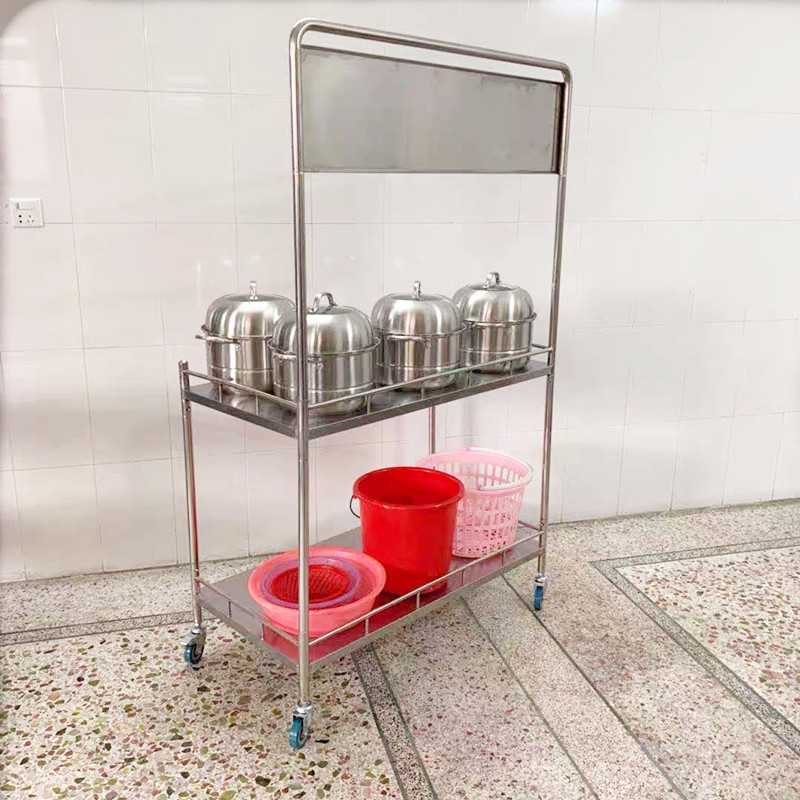 不锈钢超市促销台试吃台展v示架便携移动小吃车摆地摊广告地推桌