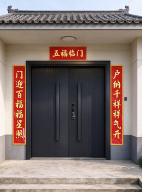 春联框架定制大门铝合金对联框
