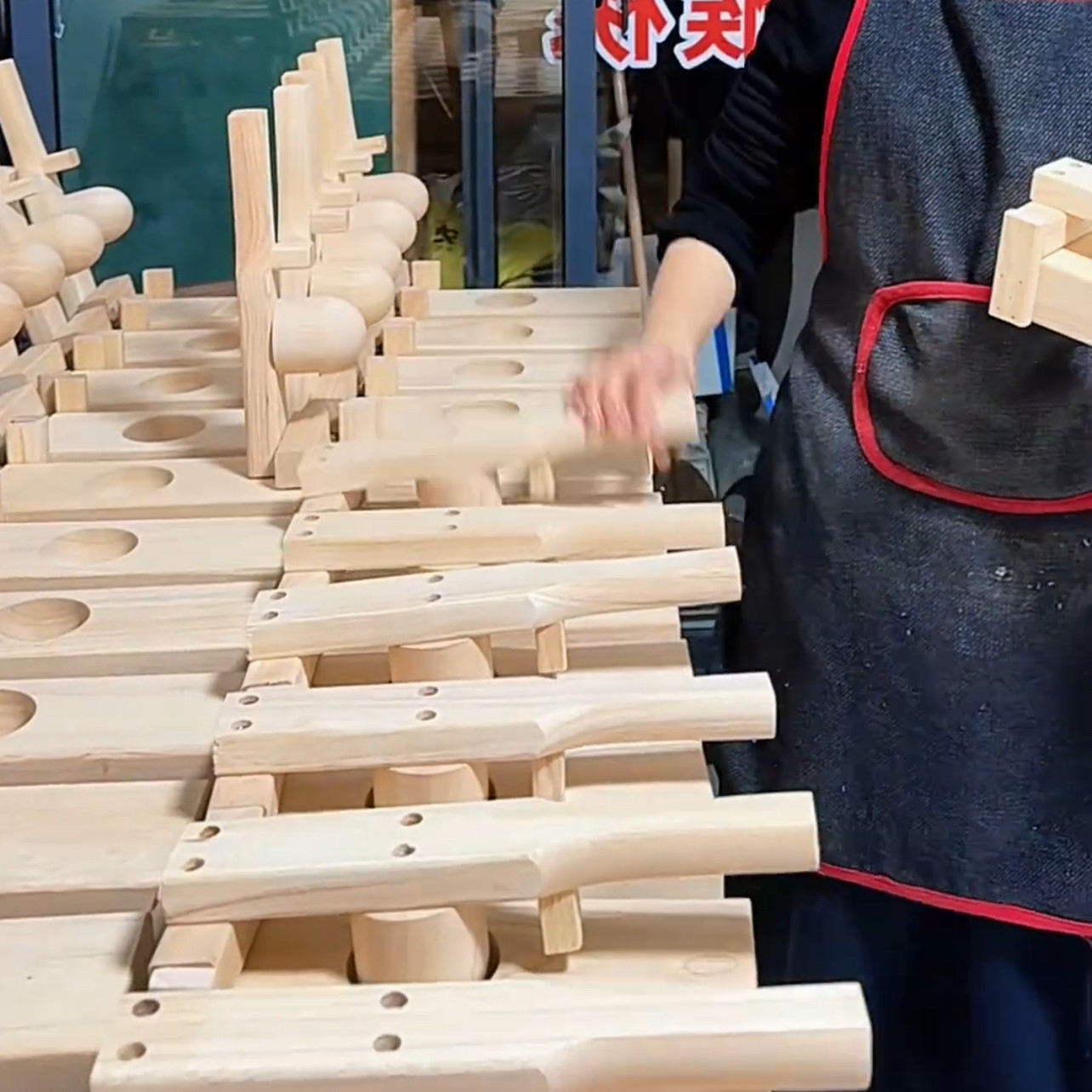 饺子皮模具实木便携式家用青团模具做清明果印模具艾饺糍粑压皮器