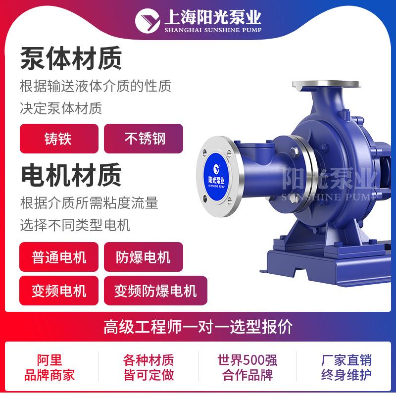 XJ新W无堵塞纸浆110泵 腐纸浆泵 上海型阳耐光泵业