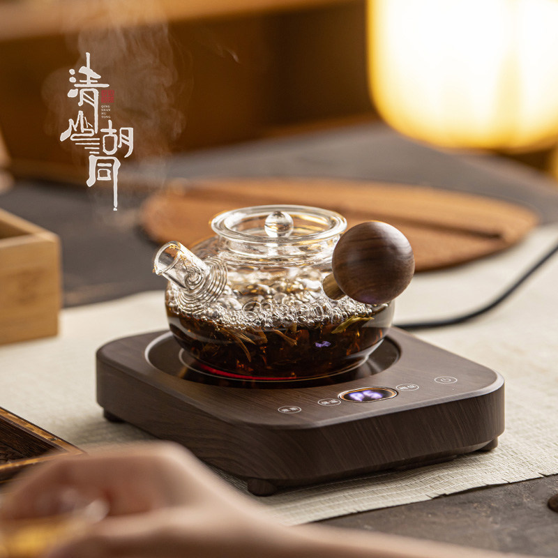 电陶炉温茶炉底座玻璃茶壶养生侧把壶电加热保温暖茶器.煮茶煮级,餐饮具,煮茶炉,淘宝优惠券,粉丝福利购,淘宝优惠卷