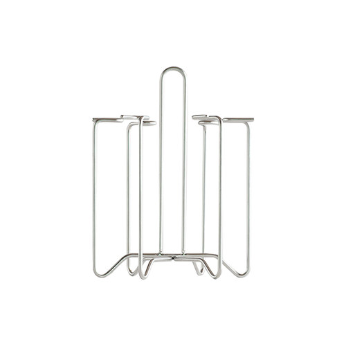 霜山不锈钢杯架倒l挂桌面茶杯收纳架杯子沥水架家用水杯架子置物