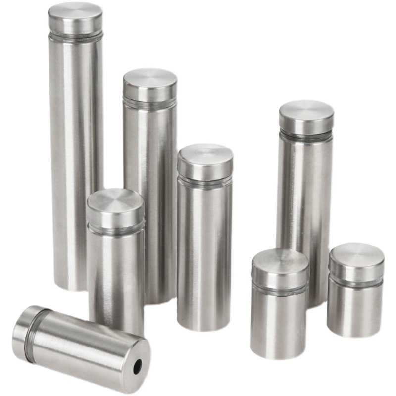 不锈钢广告钉装饰钉亚克力镜钉螺丝钉支撑K配件盖帽玻璃广告固定