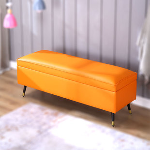 科技布长条沙发凳带储物收纳卧室床尾凳衣M帽间长方形凳子可定做