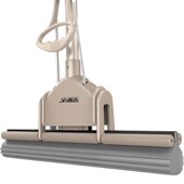 吸水拖把海绵吸水懒人免手洗家用卫生间挤水大S号厕所滚轮式 拖布