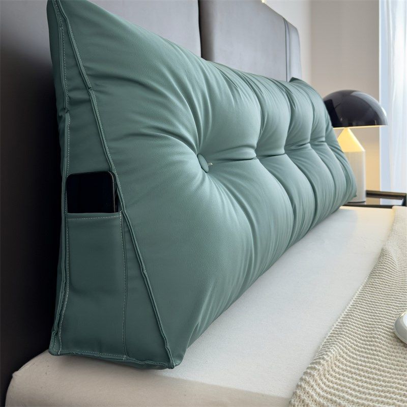 猫抓皮三角床f头靠垫榻榻米软包床上长靠枕大靠背沙发靠背垫可拆,居家布艺,床头靠垫,淘宝优惠券,粉丝福利购,淘宝优惠卷