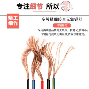 单芯高柔性b拖链电线TRV 0.5 1.5 2.5 4 16平方耐折铜芯电线电源