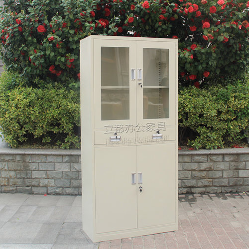 办公文件柜钢g制铁皮柜财务凭证柜器械柜子档案室资料柜带锁储物