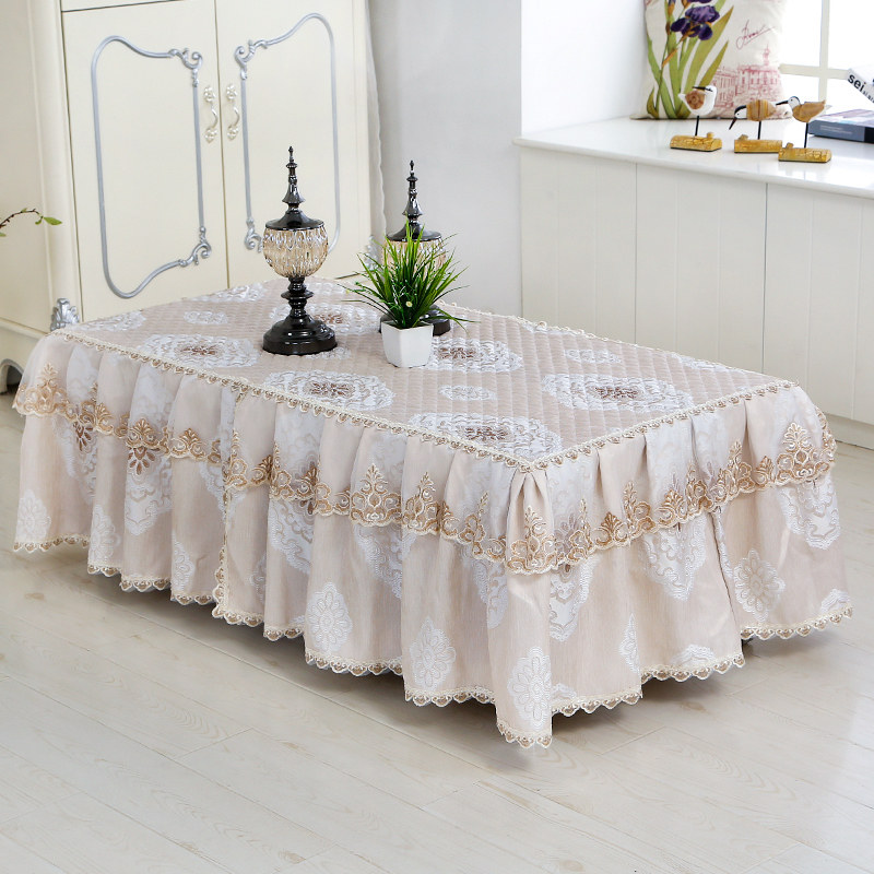 茶几布长方形h布艺蕾丝客厅茶几罩套家用防尘罩子田园桌布盖巾桌,居家布艺,桌布,淘宝优惠券,粉丝福利购,淘宝优惠卷