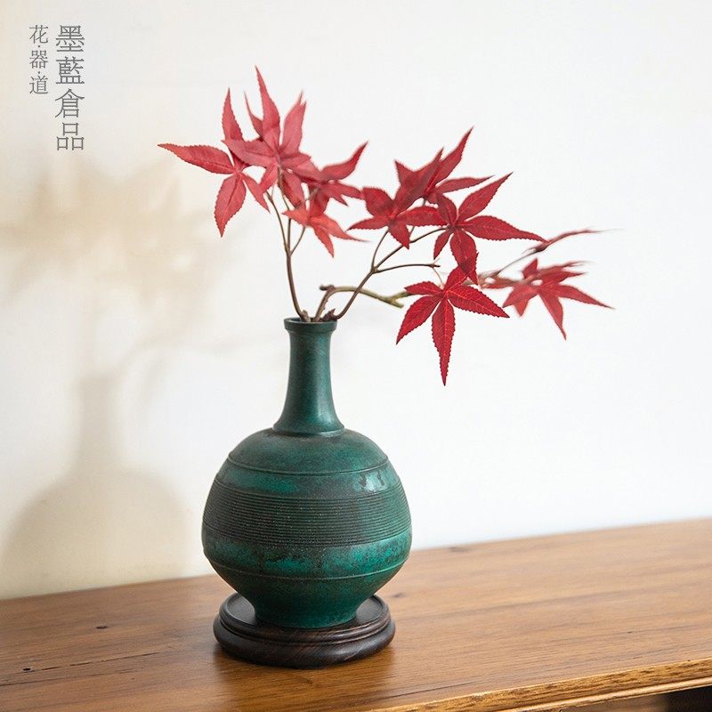 墨蓝花器黑檀木插花花器实木底座 中式茶席桌面木质花Z瓶底托花架,鲜花速递/花卉仿真/绿植园艺,花架,淘宝优惠券,粉丝福利购,淘宝优惠卷